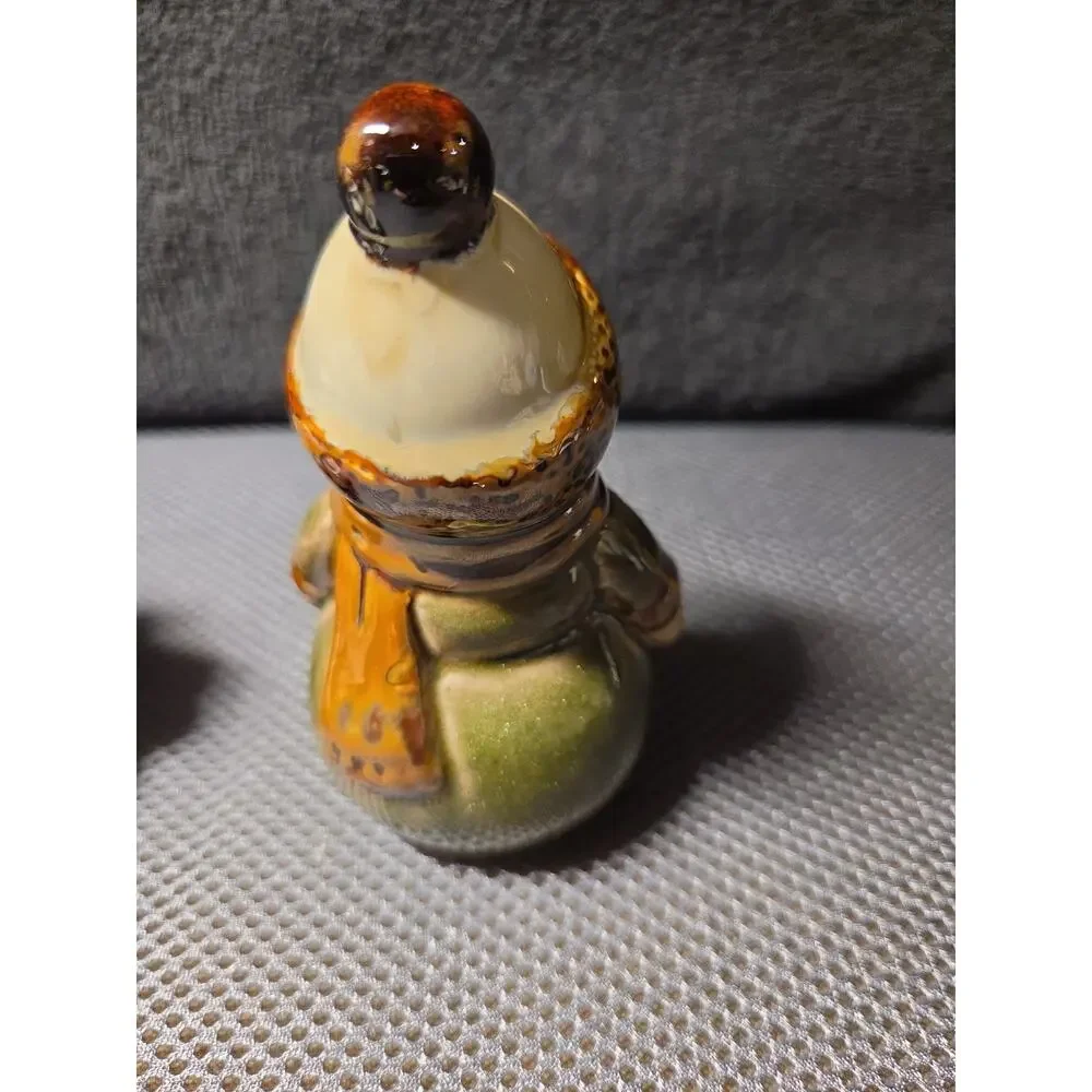 Snowman Trinket Box And Figurine